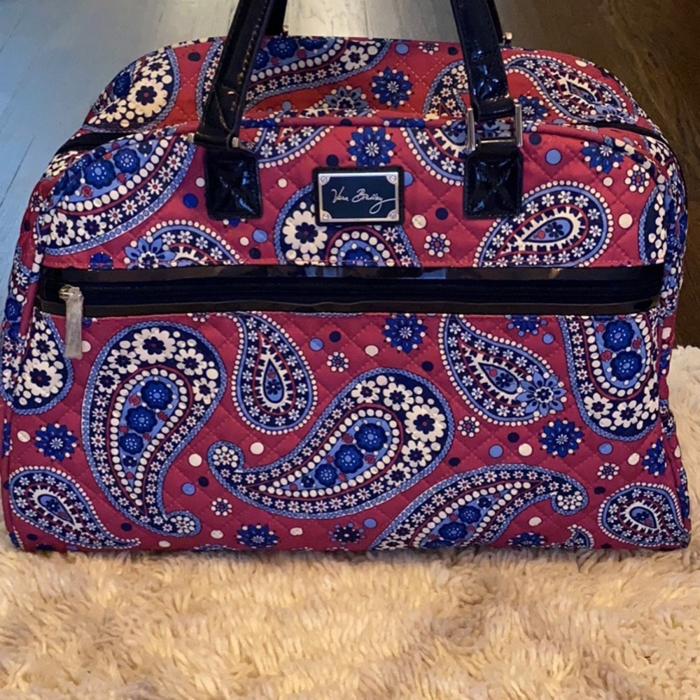 Vera Bradley Tote Bag.  Boysenberry pattern
